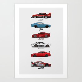 Nissan Skyline GTR R34 Poster Fast and Furious Print Paul Walker