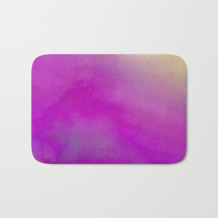 Abstract watercolor purple Bath Mat