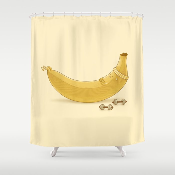 Crunches Shower Curtain