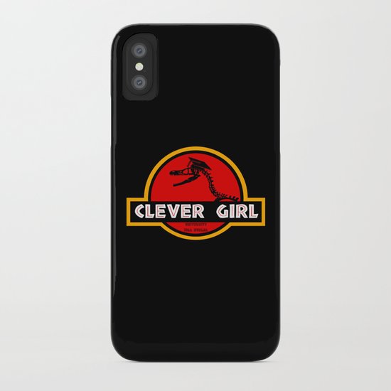 Clever Girl iPhone Case