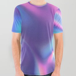 Bold Iridescence All Over Graphic Tee