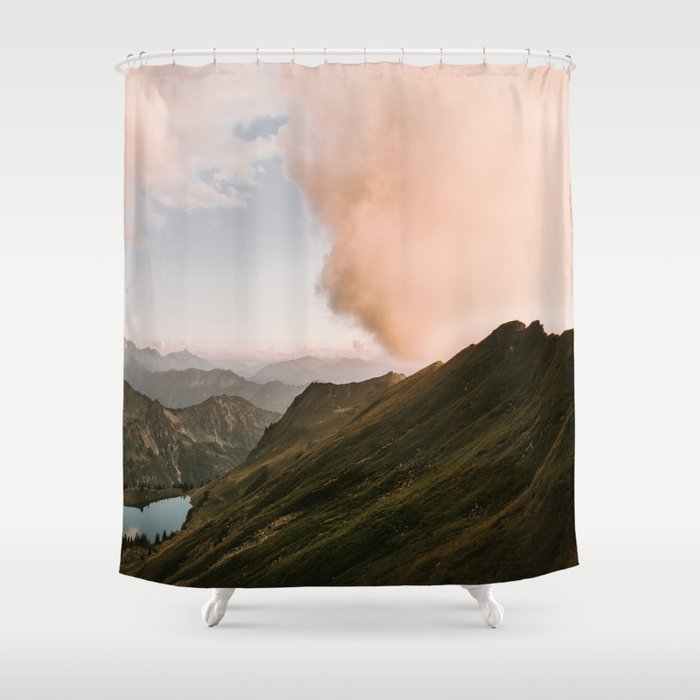 Far Views II - Landscape Photography Shower Curtain