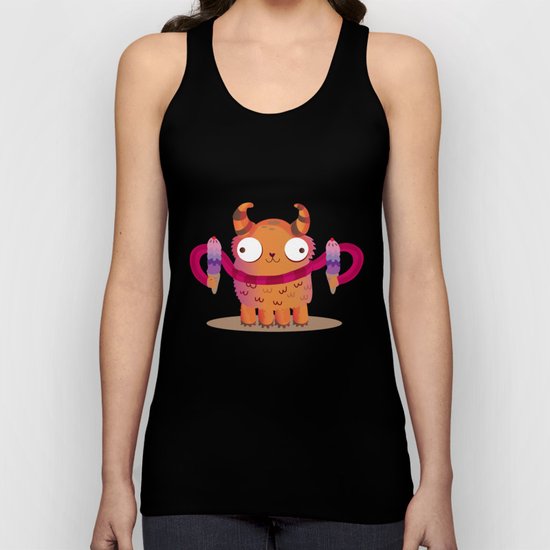 Icecream monster Unisex Tank Top