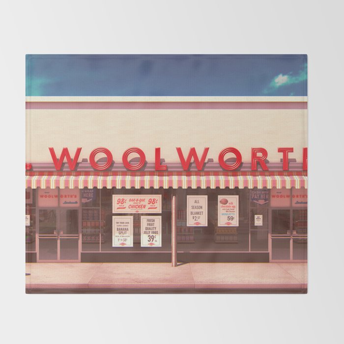 Woolworths discount throw blanket