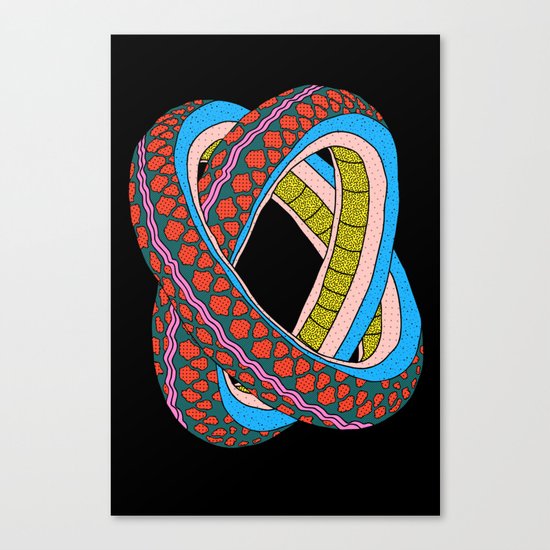 Never Falling Off Canvas Print