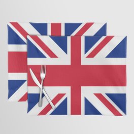 red white and blue trendy london fashion UK flag union jack Placemat