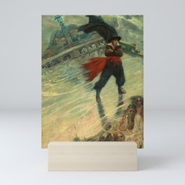The Flying Dutchman, 1900 by Howard Pyle Mini Art Print