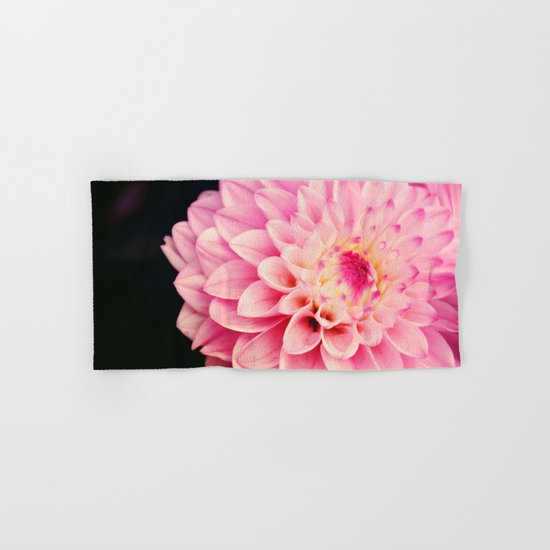 Sweet Pink Dahlia Hand & Bath Towel