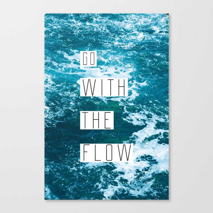 Ocean Waves | Go With the Flow  Canvas Print