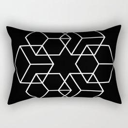 algorithm cube Rectangular Pillow