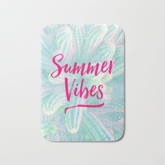 Summer Vibes! Bath Mat