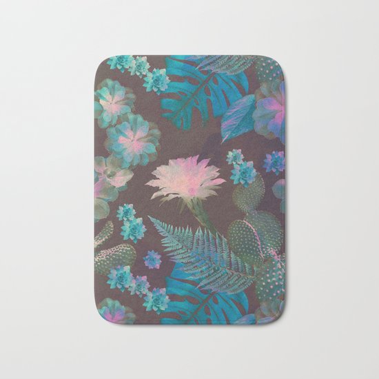 Exotic Gloomy Garden Bath Mat