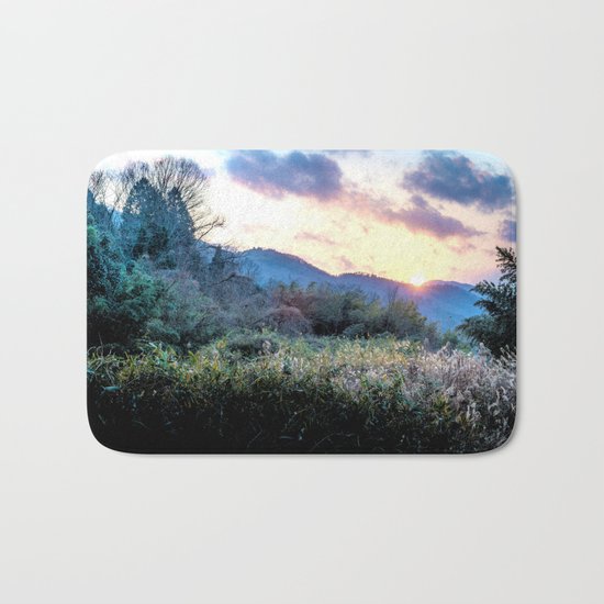 Mountain Sunrise Bath Mat
