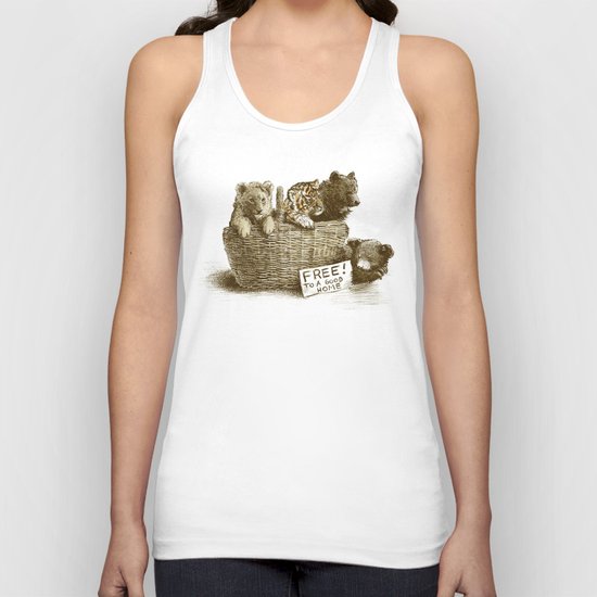 Lions and Tigers and Bears Unisex Tank Top