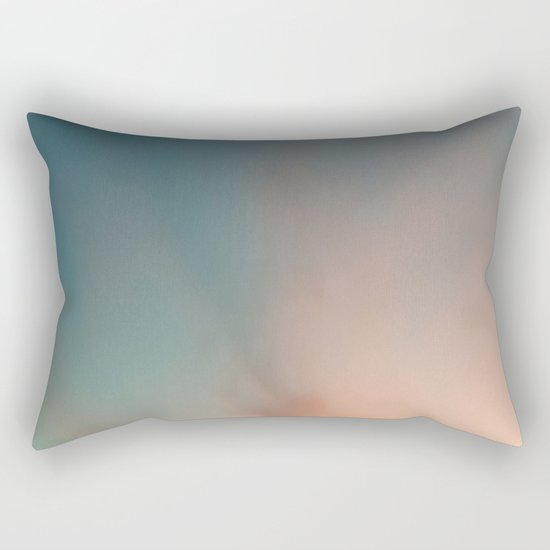 Aqua sky Rectangular Pillow
