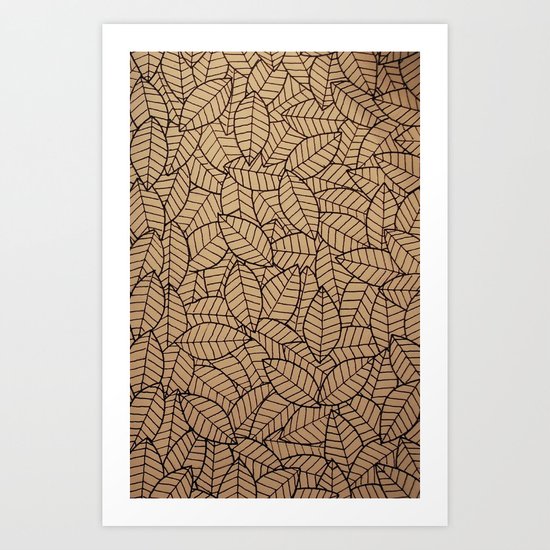 Lots-o-Leaves Art Print