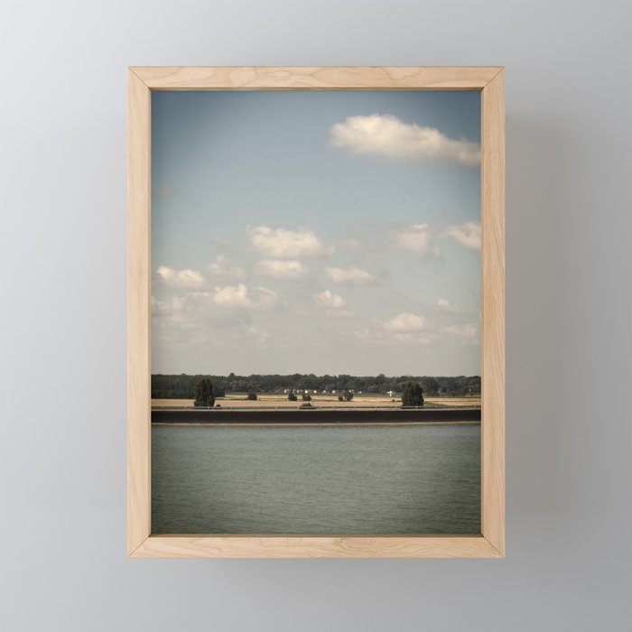 Danube Fields Framed Mini Art Print