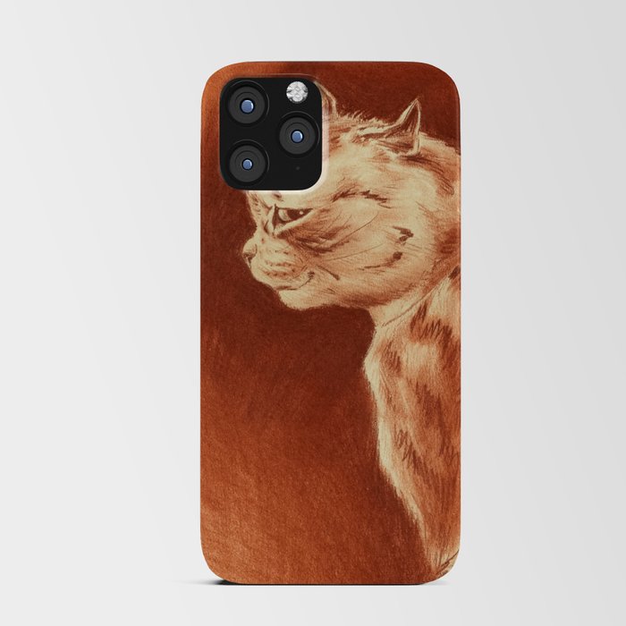 Tabby Cat by Louis Wain iPhone Card Case