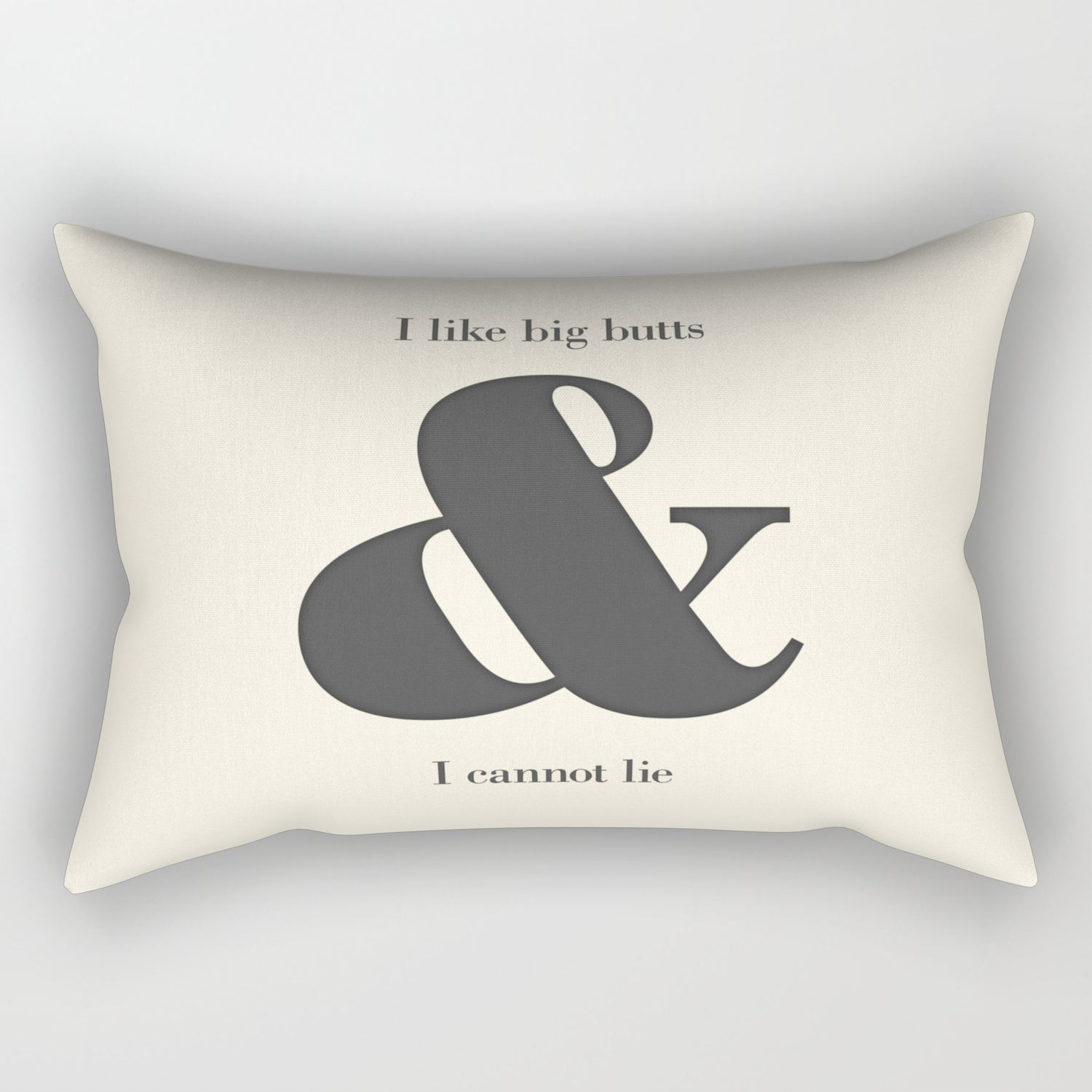 I Like Big Butts I Cannot Lie Rectangular Pillow By
