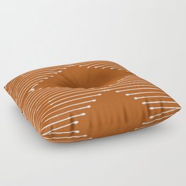Geo (Rust) Floor Pillow