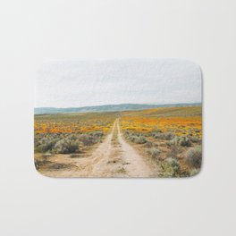 Road Less Traveled Bath Mat | Dirt, Natural, Wildflower, Desert, Outdoor, Long, Search, Photo, Open, Curated 