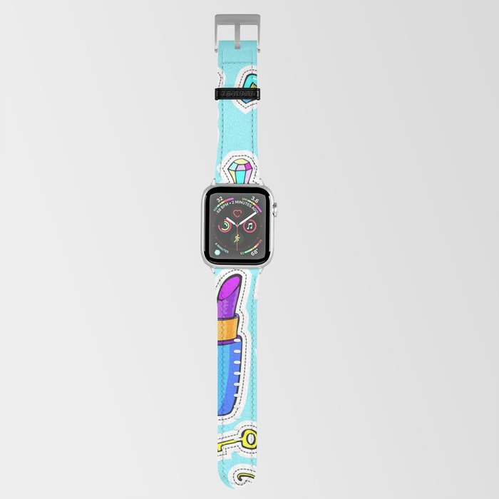 1980 s Neck Gator Girly Icons 80 s Neck Gator Apple Watch Band by
