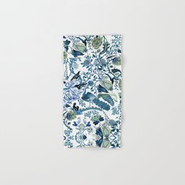 Blue vintage chinoiserie flora Hand & Bath Towel