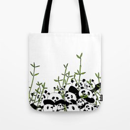 A Pandemonium of Pandas  Tote Bag