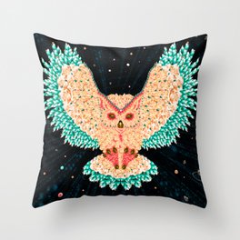 night owl Throw Pillow