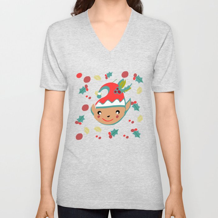 cute gnome V Neck T Shirt