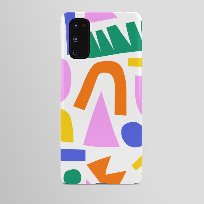 Abstract colorful geometric shape seamless pattern Android Case