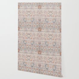 Bohemian Traditional Vintage Old Moroccan Fabric Style Wallpaper