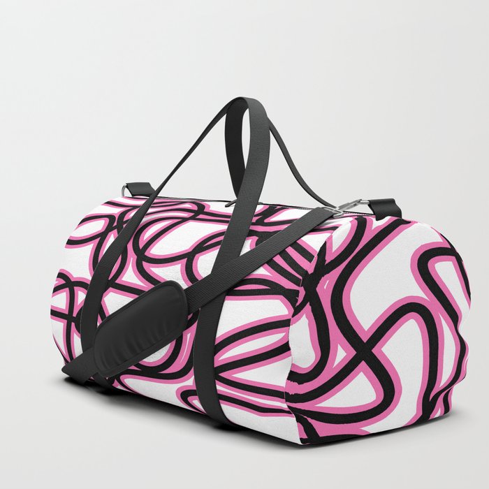 Abstract pattern - pink. Duffle Bag