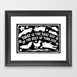 The First Day of The Rest of Your Life Framed Art Print