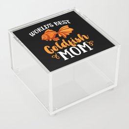 Goldfish Oranda Tank Food Bowl Aquarium Acrylic Box