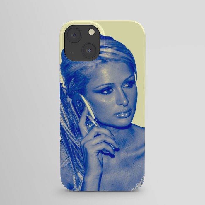 Paris Hilton on Phone iPhone Case