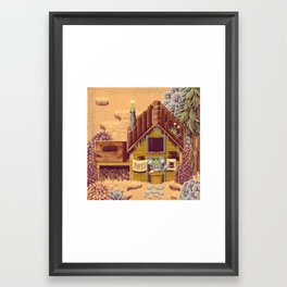 Stardew Valley - Hat Seller Framed Art Print