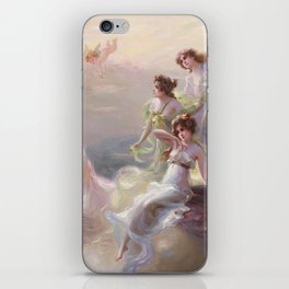 The dance of the nymphs - Édouard Bisson iPhone Skin