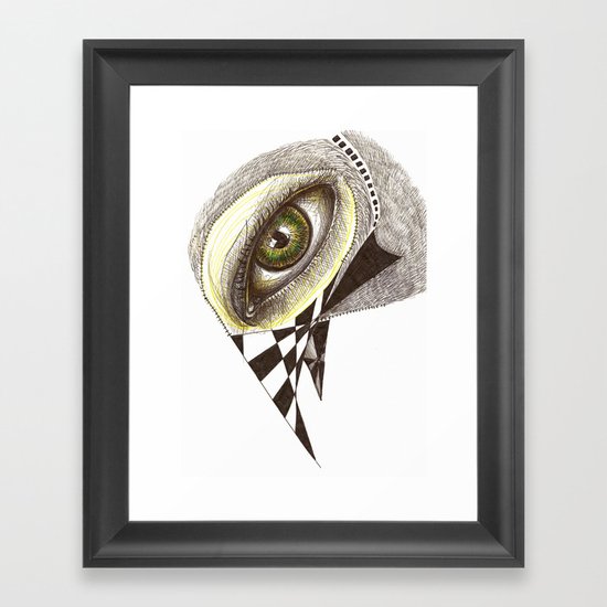 The Bird's Eye Framed Art Print