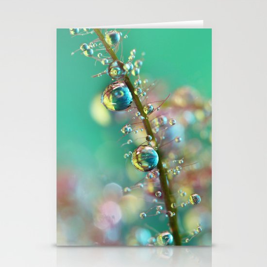 Smokey Rainbow Drops Stationery Cards