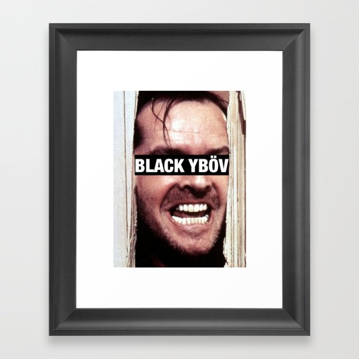 BLACK YBÖV I Framed Art Print