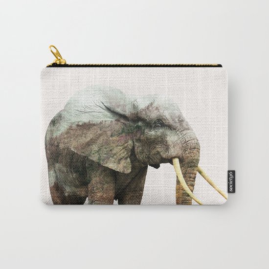 Elephant Transformation #society6 #decor #animalprint Carry-All Pouch