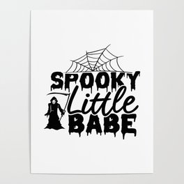 Spooky Little Babe Poster