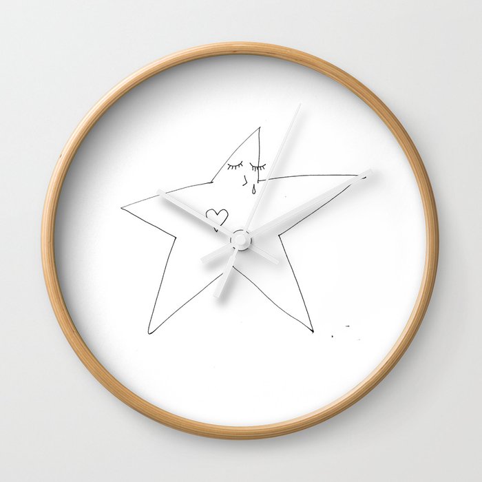 Lonely Star Wall Clock