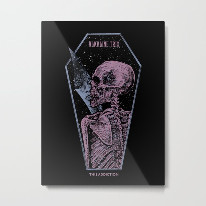 Alkaline Trio - This Addiction Album Art Poster | Variant One Metal Print