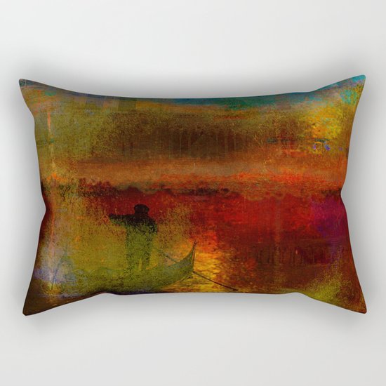 The return of the gondolier Rectangular Pillow