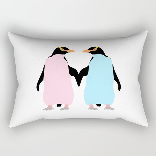 Penguins Rectangular Pillow