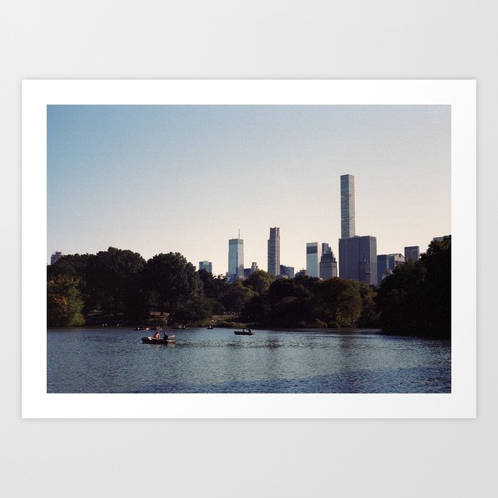 Central Park Rowboats, New York City | 35mm Film Photography Art Print
