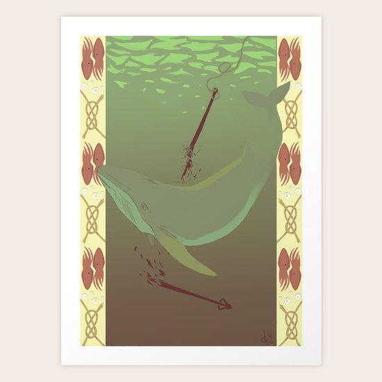 Big Blue Art Print