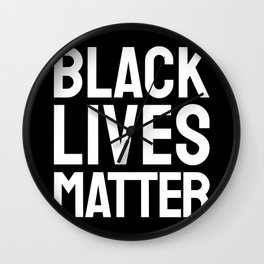 BLACK LIVES MATTER Wall Clock